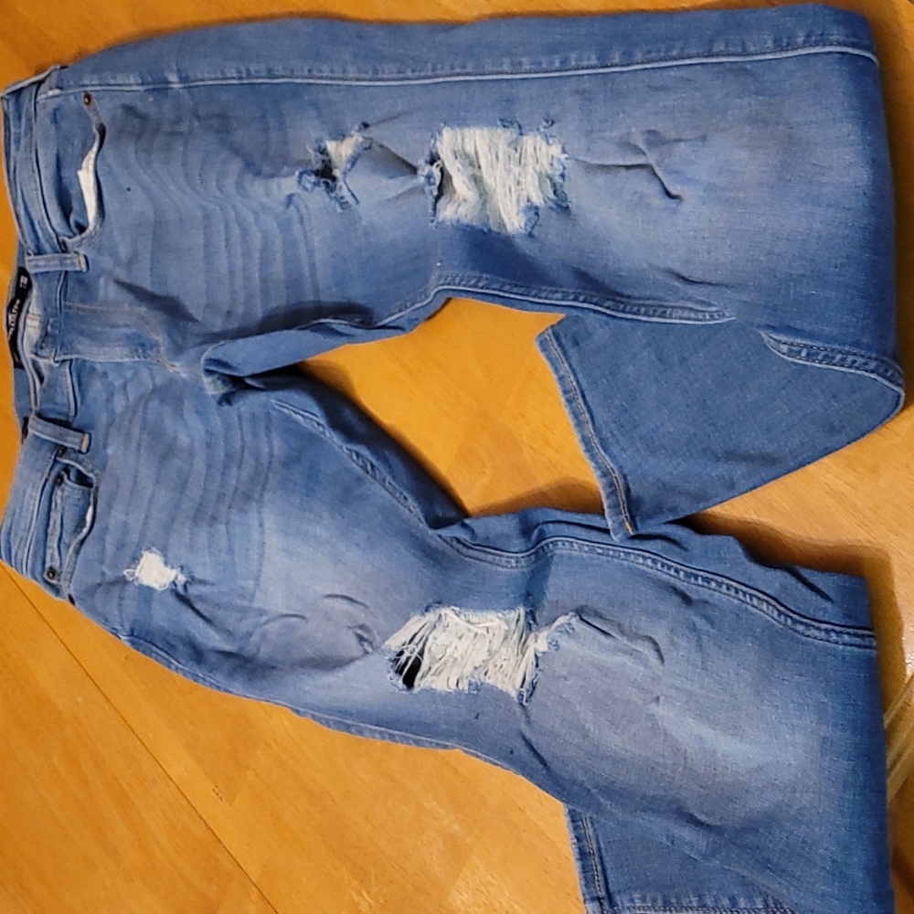 Hollister men's super skinny jeans.  2 pair